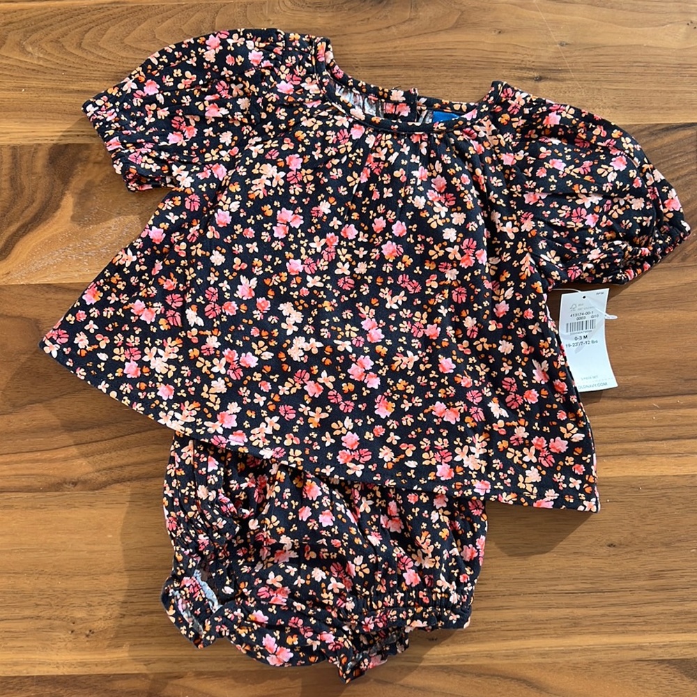 ON Top + Bloomer Set (floral)